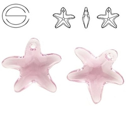 6721 MM 20 Swarovski Starfish LIGHT AMETHYST