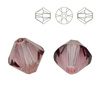 5328 MM 3 Swarovski XILION Bicone ANTIQUE PINK