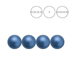 PRECIOSA 131-10-011 Round Pearl Maxima 10 mm BLUE - 1 pkg.