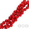 KN-RS-8,0 COR Natutal stone - round smooth - RED CORAL