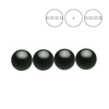 PRECIOSA 131-10-011 Pearl 6 mm MAGIC BLACK 200szt