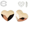 2808 MM 6 Swarovski Heart FB ROSE GOLD ROGL F