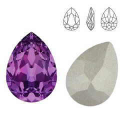 4320 MM 10 Swarovski Pear-shaped AMETHYST F