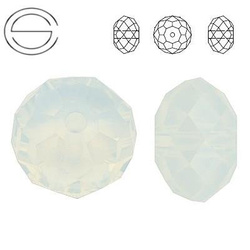 5040 MM 12 Swarovski Briolette WHITE OPAL