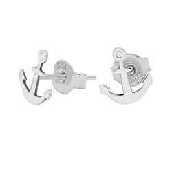 SZT-693 Silver earrings ANCHOR - Sterling Silver 925