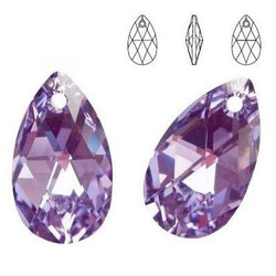 6106 MM 22 Swarovski Pear-shaped VIOLET CAL