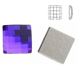 2493 MM 8 Swarovski Chessboard FB HELIOTROPE HEL F