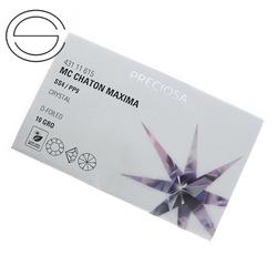 431-11-615 Chaton Maxima PP 9 CRYSTAL DF 1 pkg. = 1440 pcs.