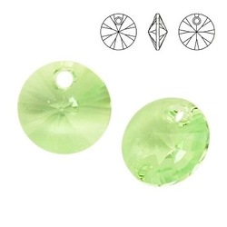 6428 MM 8 Swarovski XILION Disc CHRYSOLITE