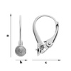 BA-17 Leverbacks - Earring Hooks - Sterling Silver 925 / gram