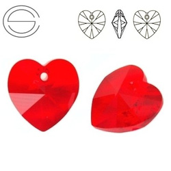 6228 MM 14 Swarovski Heart LIGHT SIAM