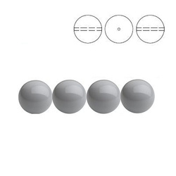 PRECIOSA 131-10-011 Pearl 8 mm CERAMIC GREY 1 pkg. = 100 pcs.