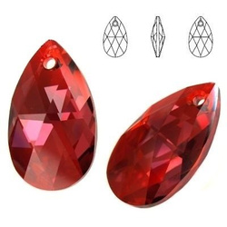 6106 MM 16 Swarovski Pear-shaped RED MAGMA REDM