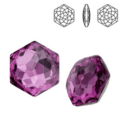 4683 MM 10 Swarovski Fantasy Hexagon AMETHYST F