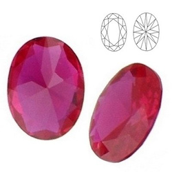 OV II MM 9 Cyrkonia - Corundum RUBY