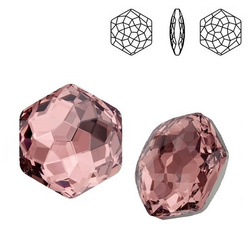 4683 MM 10 Swarovski Hexagon VINTAGE ROSE F