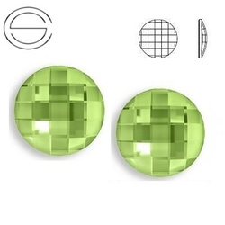 2035 MM 10 Swarovski Chessboard Circle PERIDOT F