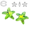 6721 MM 16 Swarovski Starfish PERIDOT AB