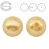 5818 MM 8 Swarovski GOLD PEARL (GOPRL)