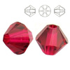 5328 MM 3 Swarovski XILION Bicone RUBY