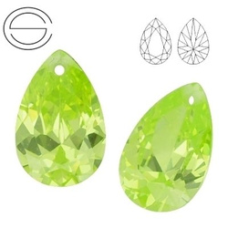 PR WH II MM 15 Cyrkonia - Corundum APPLE GREEN