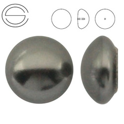 5817 MM 12 Swarovski Cabochon DARK GREY PEARL