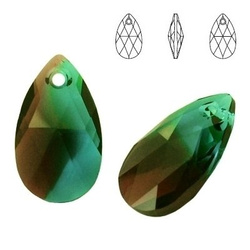 6106 MM 16 Swarovski Pear-shaped BURGUNDY BL. ZIRC