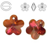 6744 MM 14 Swarovski Flower COPPER COP