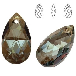 6106 MM 22 Swarovski Pear-shaped BRONZE SHADE BRSH