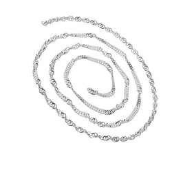 SINGAPUR S 040 Sterling Silver 925 Silver Chain for Jewelry Making