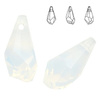 6015 MM 21 Swarovski Polygon WHITE OPAL