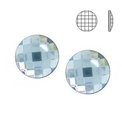 2035 MM 10 Swarovski Chessboard AQUAMARINE F