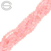 KN-RS-4,0 QAR Natural stone - round smooth - ROSE QUARTZ - Strand