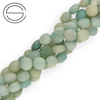 KN-CNF-8,0 AMA Natural stone - round faceted - AMAZONITE