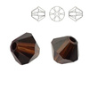 5328 MM 8 Swarovski XILION Bicone MOCCA