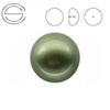 5817 MM 10 Swarovski Cabochon POWDER GREEN PEARL