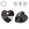 6228 MM 14 Swarovski Heart JET