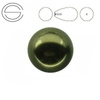 5816 MM 15 Swarovski DARK GREEN PEARL (DGRPRL)