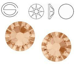 2058 SS 5 Swarovski XILION LIGHT PEACH F 10 szt.