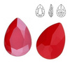 4320 MM 14 Swarovski Pear-shaped ROYAL RED SHINY