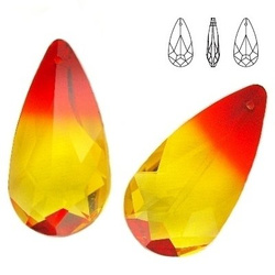 6100 MM 24 Swarovski Teardrop FIREOPAL