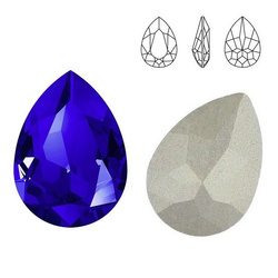 4320 MM 10 Swarovski Pear-shaped MAJESTIC BLUE F