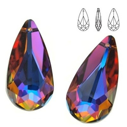 6100 MM 24 Swarovski Teardrop VOLCANO VOL