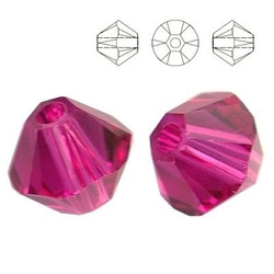 PRECIOSA 451-69-302 Rondelle Maxima MM 5 FUCHSIA 1 pkg. = 576 pcs.