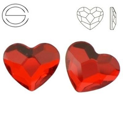 2808 MM 10 Swarovski Heart FB LIGHT SIAM F