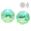 8115 MM 14 Swarovski Octagon ANTIQUE GREEN SHIM