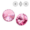 1122 SS 47 Swarovski Rivoli LIGHT ROSE F