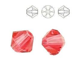 5328 MM 6 Swarovski XILION Bicone PADPARADSCHA