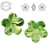 4744 MM 10 Swarovski Flower PERIDOT F