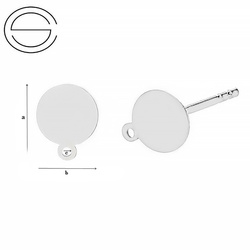 SH-201 Sztyfty do podwieszania 8 mm Srebro pr. 925